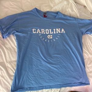 Light blue UNC Basketball t-shirt